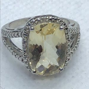 Sterling silver Citrine ring